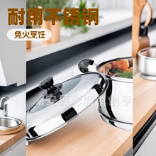 特价供应不锈钢免火再煮锅(气电两用)