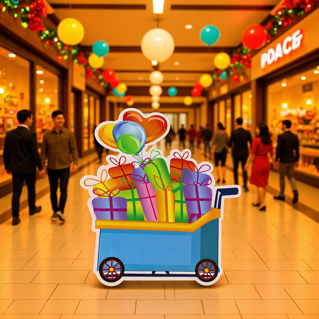 浙江宁波直供中空板PP中空板插牌节日派对装饰地插牌塑料板材