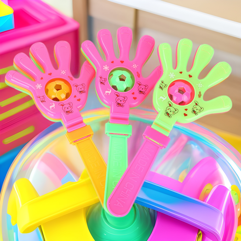 Palm clap cheerleaders clap small hand clap plastic clap cheering toy wholesale props