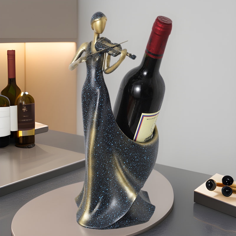 Living Room Wine Rack, Violin Ornaments, Home Entrance Wine Cabinet Decorations, Dining Table Tv Cabinet Decorations, Modern and Simple Living Room Wine Rack, Violin Ornaments, Home Entrance Wine Cabinet Decorations, Dining Table Tv Cabinet Decorations, Modern and Simple
