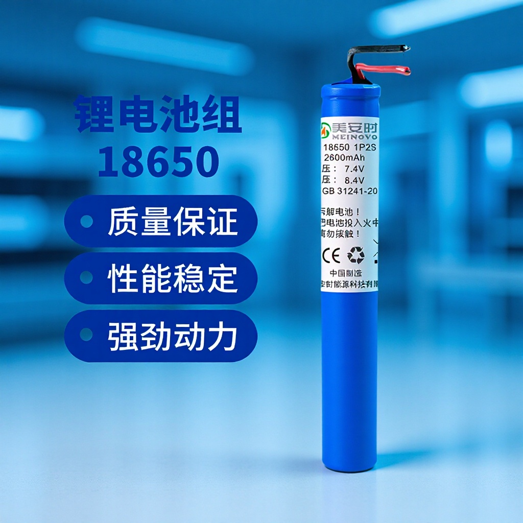 深圳锂电池组18650台式灯1P2S充电电池7.4V2600mAh真容量筋膜电池