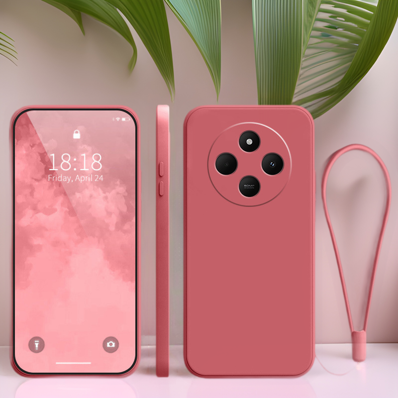 适用红米14C手机壳5G小米Redmi14C保护套2411DRN47C新款液态硅胶