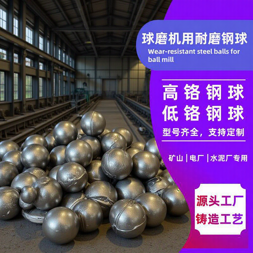 高铬钢球高铬钢锻矿山水泥厂发电厂用耐磨钢球钢锻铬合金钢球