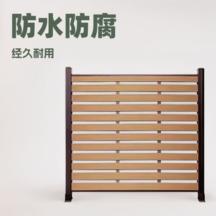 Plastic Wood Fence Outdoor Wood Plastic Fence Floor Guardrail Fence Yard Fence Board Anti-Corrosion Wood Fence Guardrail Fence