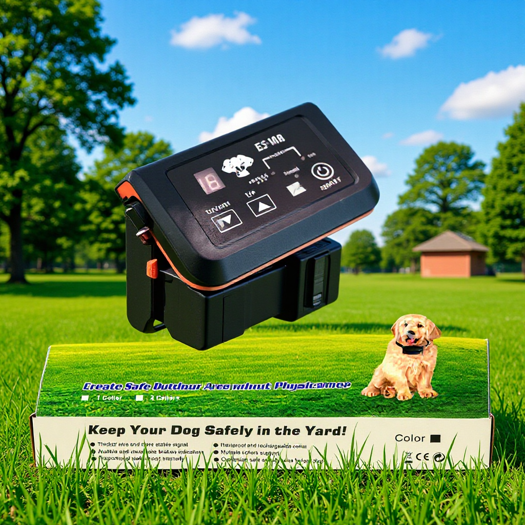 Cross-border new pet dog multifunctional vibration wired electronic fence pet collar dog trainer training dog belt