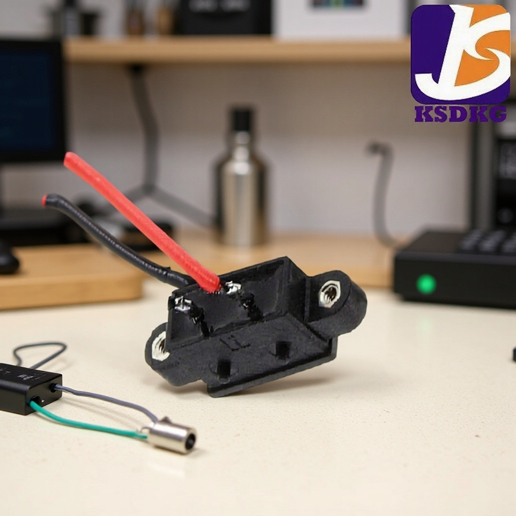 东莞厂家货源带线TYPE C 双耳螺丝孔 防水USB带线母座 插座焊线式