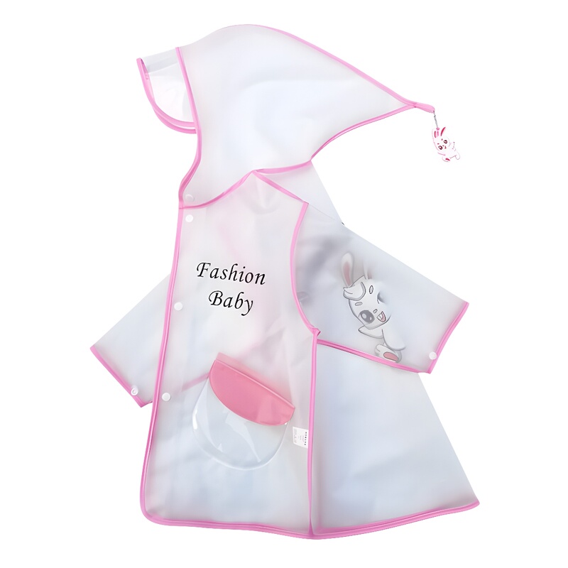 Children's Raincoat for Kindergarten Kidsren Aged 3-6 Years Old, Waterproof Thickeneded Rain Poncho and Rain Boots Set to Prevent Heavy Rain