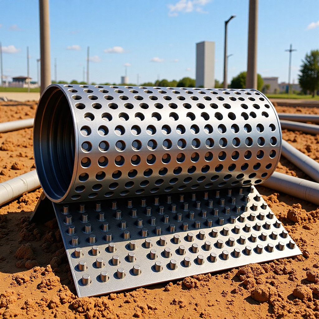 厂家直销【排水板】塑料凹凸排水板车库地下室屋顶绿化自粘土工布