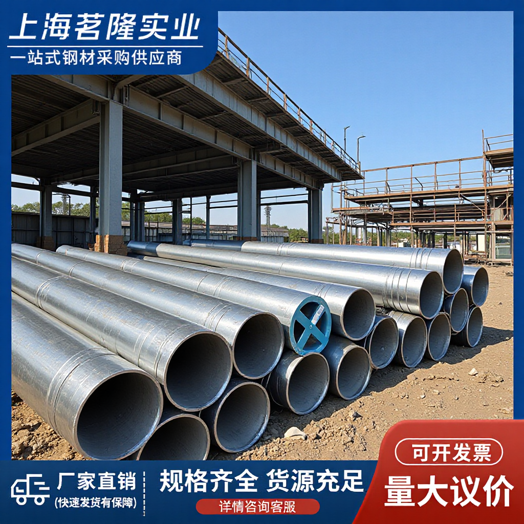 厂家批发镀锌管热镀锌批发价格有竞争力镀锌管Q235B dn100