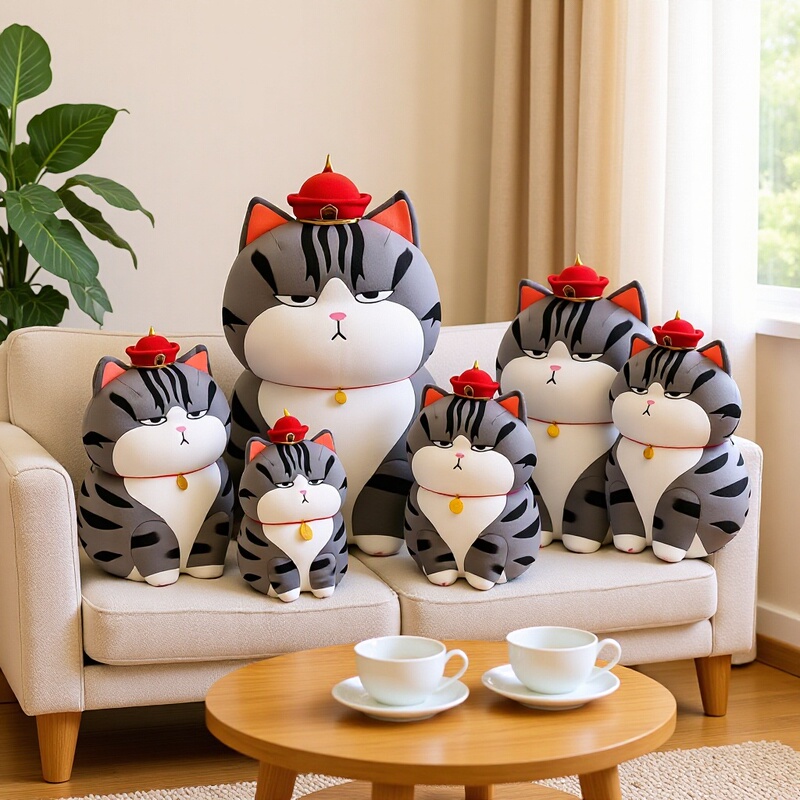My Royal Cat Plush Toy Doll Pillow Stuffed Animal Gift for Girls Large Pet Bean Teddy Bear Doll My Royal Cat Plush Toy Doll Pillow Stuffed Animal Gift for Girls Large Pet Bean Teddy Bear Doll