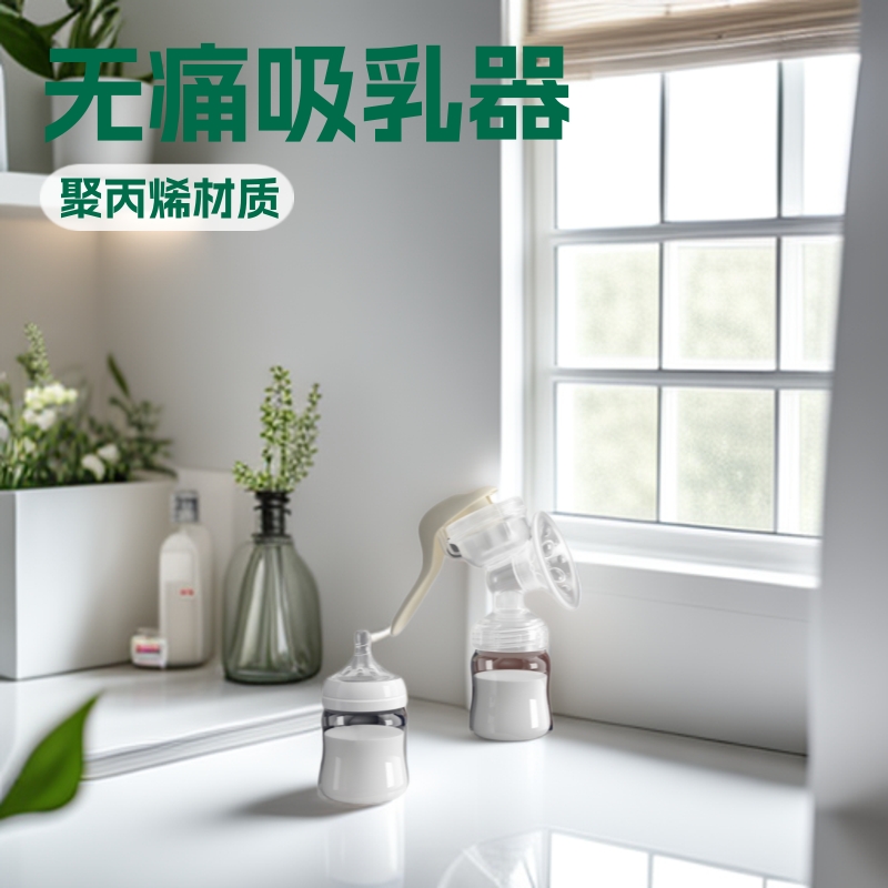 Botellas de leche directas de fábrica, extractor de leche manual, extractor de leche indolor, masaje de succión grande, extractor de leche para mujeres embarazadas