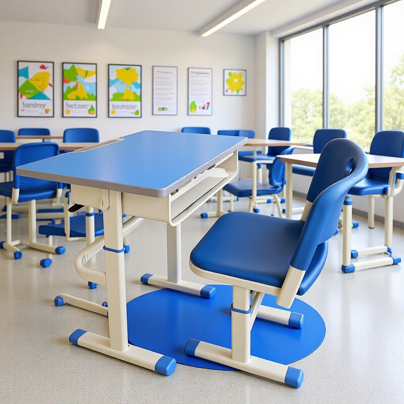 Student Desks and Chairs, Training Institution Study Tables, Primary and Secondary School Students' Double Single Desks, Chairs and Stools, Study Desks