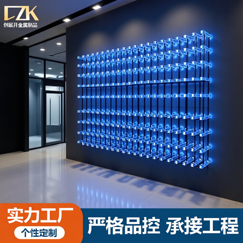 Custom-Made Acrylic Wine Cabinet Led Wine Cabinet/Wine Rack Display for the Whole House, Modern and Simple, with Delivery and Installation Included