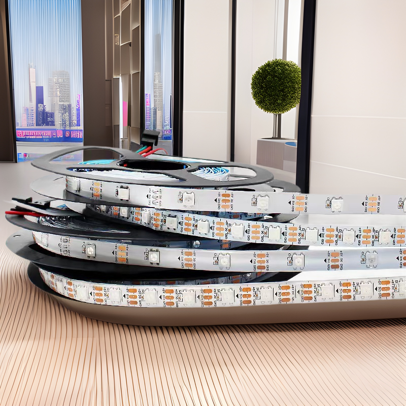 2812 magic light with 5050 running water horse racing 5V built-in ic Light bar ktv decoration led programming waterproof light bar
