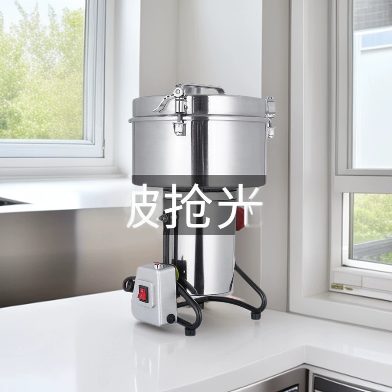 4500 г нержавеющая сталь Традиционная китайская медицина Мясорубка Коммерческая мельница мукомольная машина псевдо-женьшень Gastrodia Elata зерновая мельница