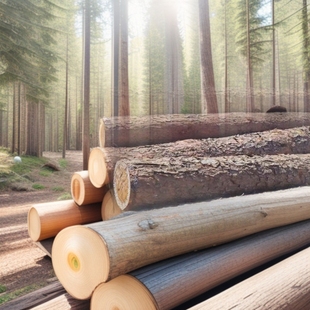 Mine Half Round Wood, Mine Timber