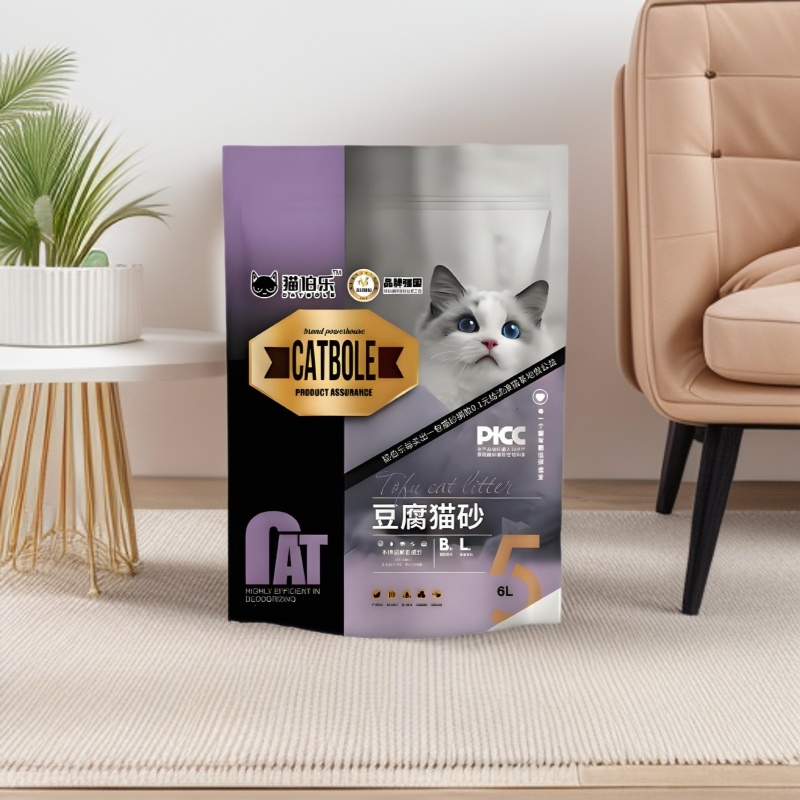 猫伯乐純豆腐猫砂 吸水性 固まるタイプ 消臭 抗菌 カスタムOEMODM 輸出卸売|undefined
