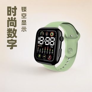 New Led Digital Watch S7 Square Trendy Fashion Digital Sports Model Student Kidsren Led Digital Watch Wholesale