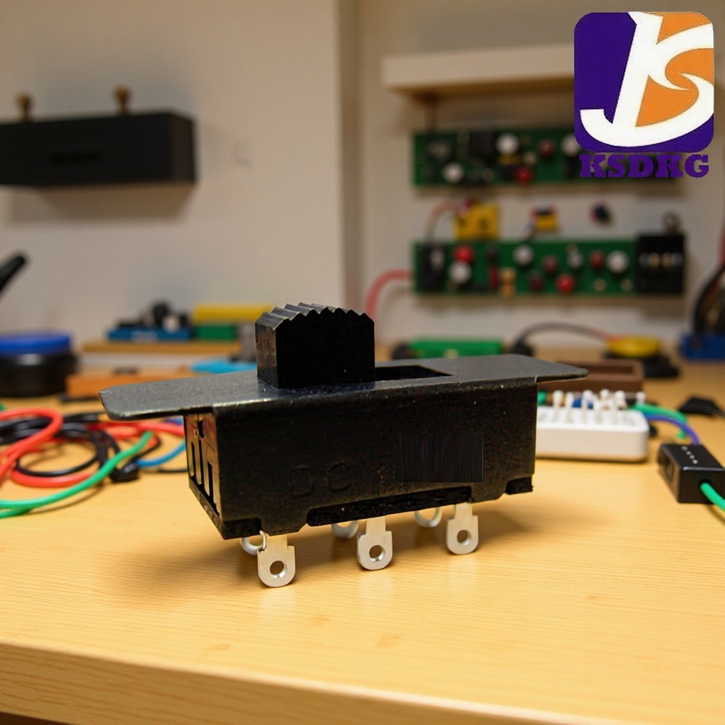 直售迷你双极2P拨码开关 立式2档拨动开关 滑动开关 双排六脚插件