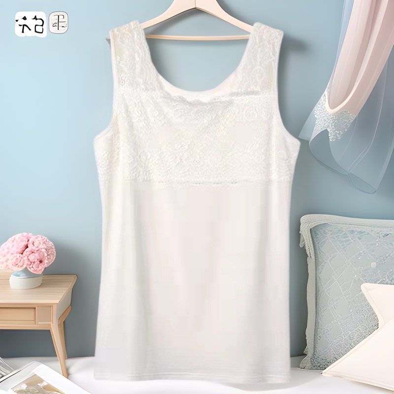 Modal Seamless Vest for Women, Lace Breathable Comfortable Sports Base Layer Slim Fit Slimming Underwear for Women, Breathable Lace Modal Seamless Vest for Women, Lace Breathable Comfortable Sports Base Layer Slim Fit Slimming Underwear for Women, Breathable Lace