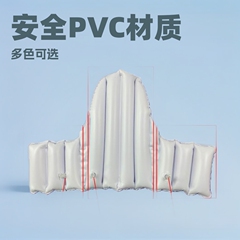 Shein ホット販売新マルチカラーポータブル PVC ライナーインフレータブルベビーダイニングチェアクッション赤ちゃんの成長椅子背もたれ