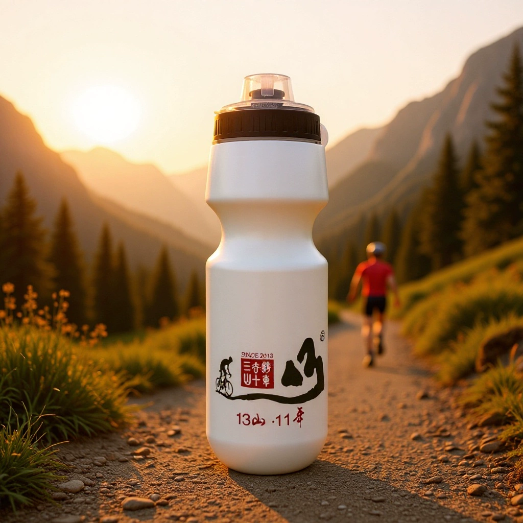 Спортивная портативная пластиковая бутылка для воды из пищевого полипропилена, сжимаемая, для активного отдыха, велоспорта и горных велосипедов