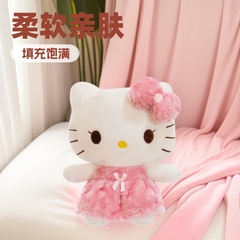 ネットで話題のローズキャットぬいぐるみ、キュートなメロディー人形、ぬいぐるみ、布製人形、女の子の誕生日プレゼント、卸売