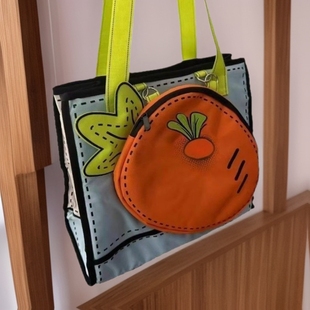 Original Crossbody Radish Bag Large Capacity Tote Bag Women's Sports Badminton Tennis Racquet Bag Cute Hand Shoulder Bag