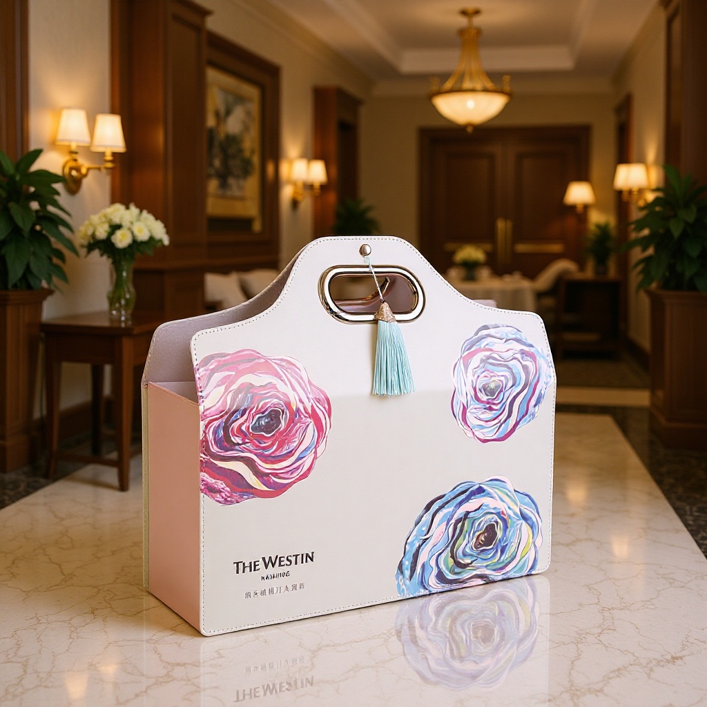 包装盒皮质手提袋皮革UV精雕彩印花纹高档红酒礼盒端午节粽子礼品