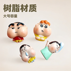 大型漫画立体頭人形クレヨンしんちゃん樹脂アクセサリークリーム接着剤 diy 携帯電話ケース冷蔵庫マグネット