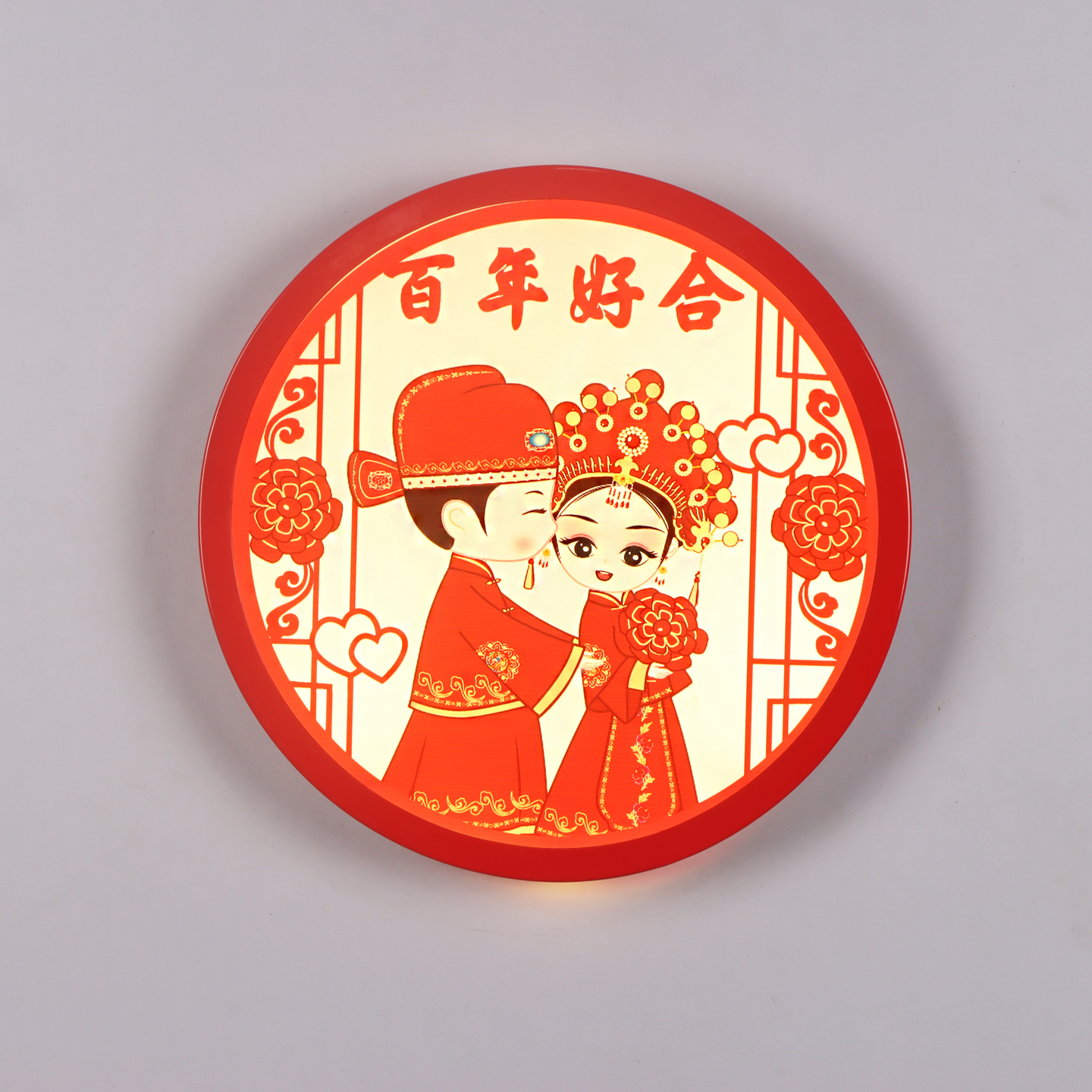 Wedding room layout bedroom bedside living room sofa background wall stair decoration wedding creative intelligent voice mural lamp