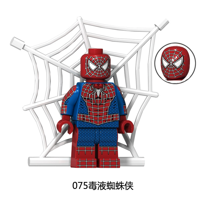 Lego, heroes, constructor, wooden man, minifigures, Marvel, Spiderman