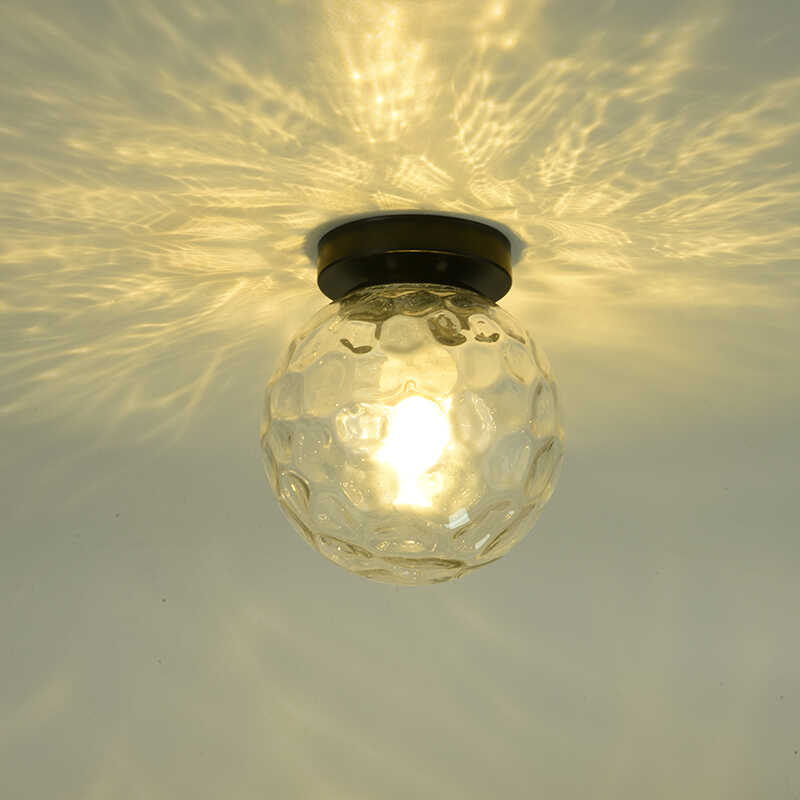 Modern Minimalist Entrance Hallway Small Ceiling Light Luxury American Creative Water Pattern Corridor Balcony Led Lighting