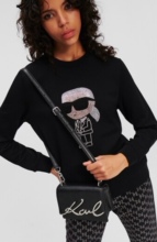 karl lagerfeld老佛爷美系K尔真皮单肩斜挎女包