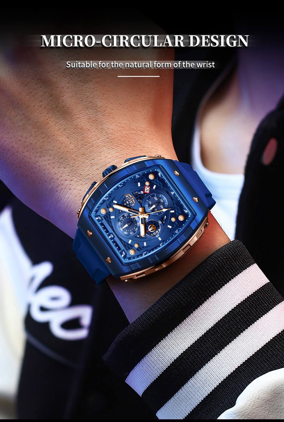 Men's Quartz Watch Multifunction Waterproof Luminous Business_voghion.com