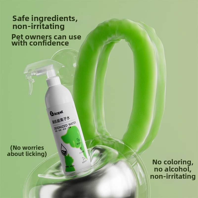 Pet Shampoo For Cats Ionized Water Dry Spray Antibacterial Deodorizing No Rinsing Required For Removing Yellow Whiskers And Tear Stains_voghion.com