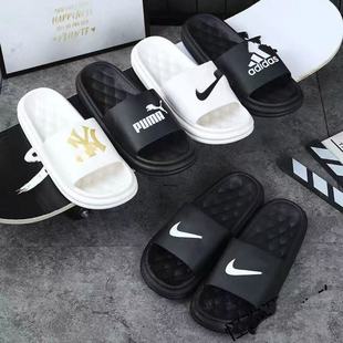 New Internet Popular Ins Slippers Men's Summer Casual Outgoing Home Couple's Non-Slip Lightweight Slippers for Women