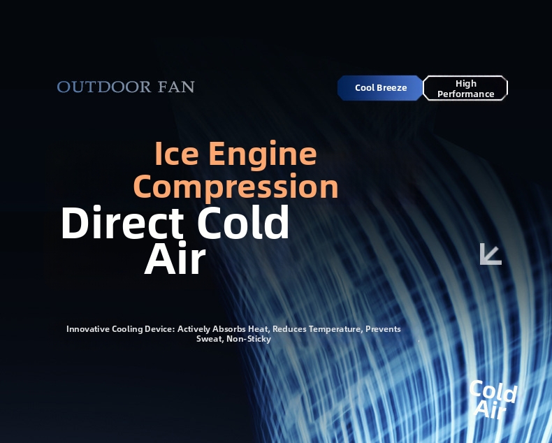 Waist Hanging Fan Portable Cooling Device For Outdoor Construction_voghion.com
