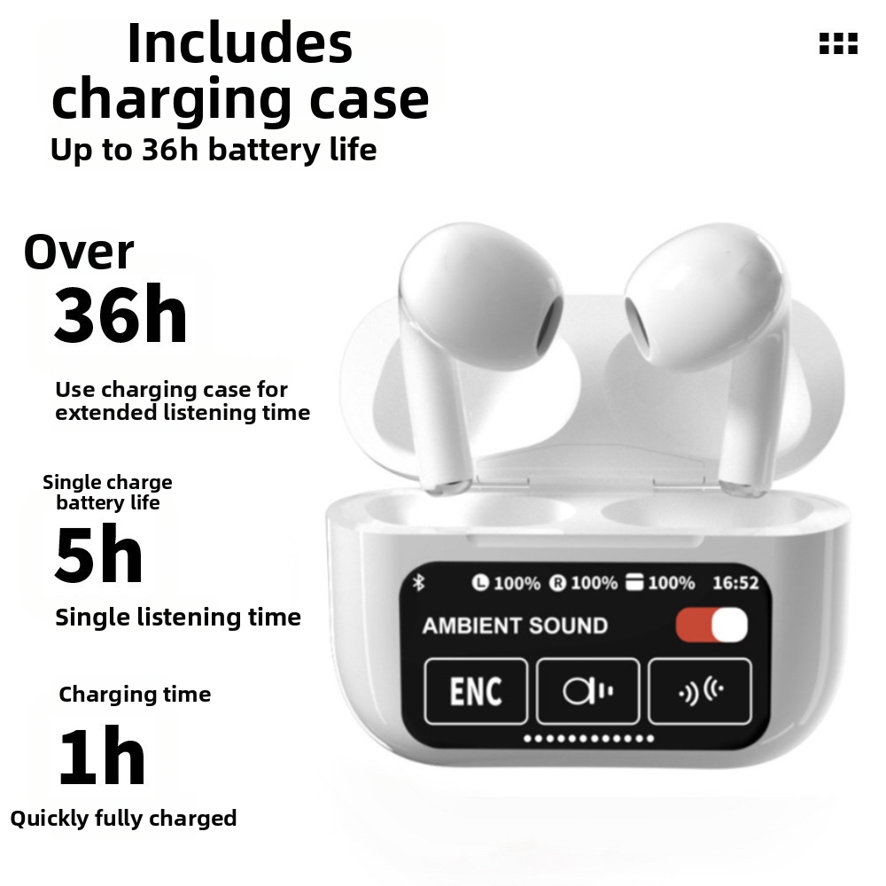 Bluetooth Earphones TWS Touch Control Multi Functional ANC Noise Cancellation True Wireless Earphones Best Selling Cross Border_voghion.com