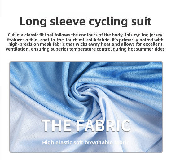 Bicycle Cycling Suit Mountain Road Bike Men's And Women's Cycling Long-sleeved Pants Thin Quick-drying Suit Cycling Suit Trousers_viptrois.com