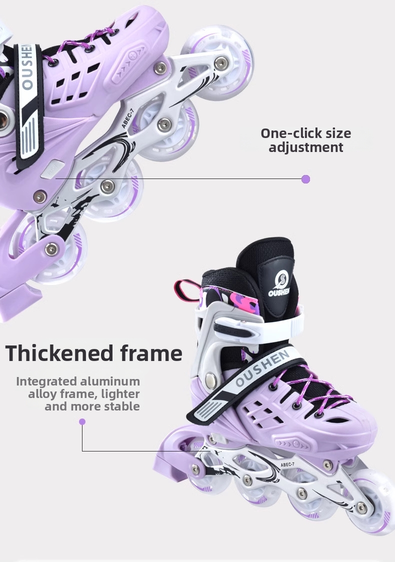 Adjustable Hard Shell Roller Skates For Adults And Beginners_voghion.com
