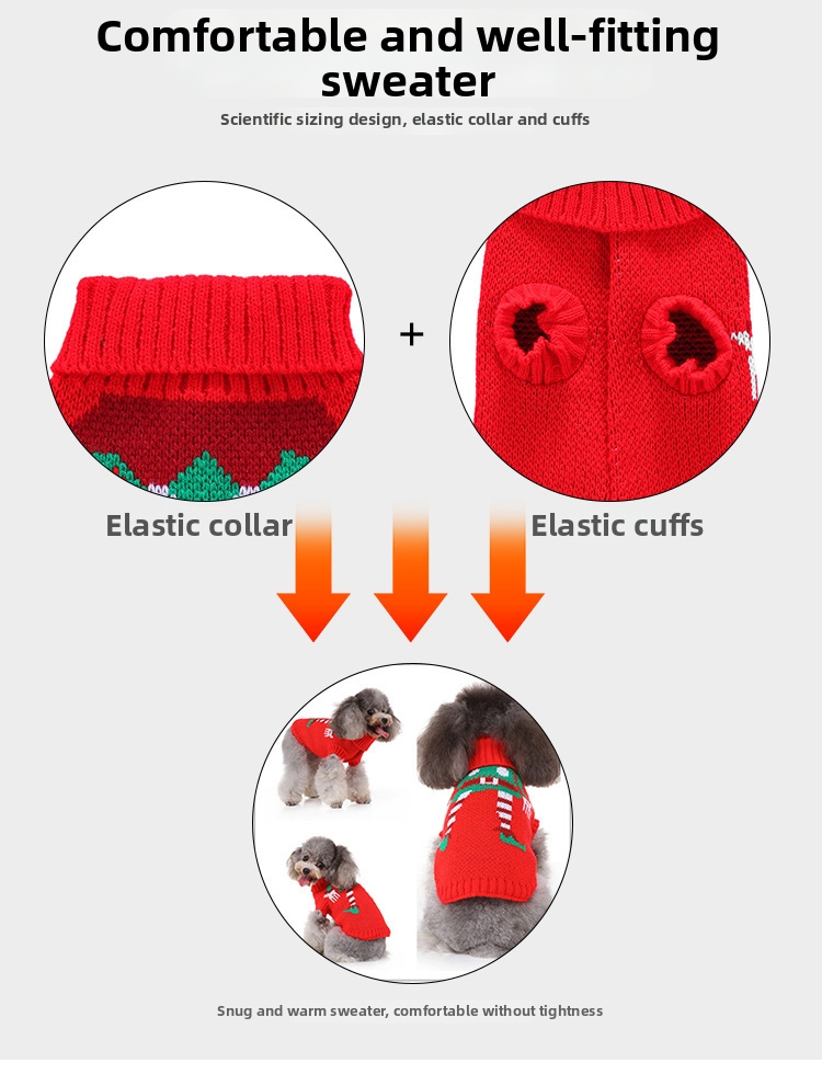 Julegenser til hund med rensdyr til efterår og vinter_voghion.com