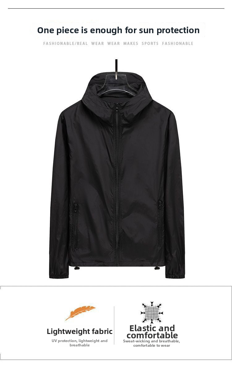 Men's Summer Thin Jacket Ice Silk Casual Breathable Trench Coat_voghion.com
