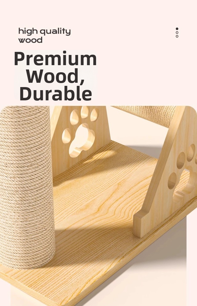 Luxury Cat Climbing Frame Multi Layer Tree With Bed And Pillar_voghion.com