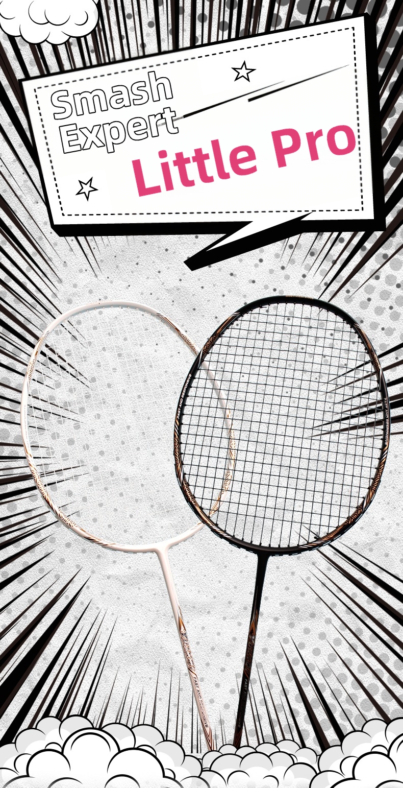 Authentic High-Quality Carbon Fiber Badminton Racket For Adults Suitable For Amateur Training Single Racket_voghion.com