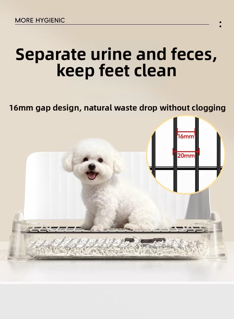 Toilettes pour chiens en acier inoxydable pour chiots mâles_voghion.com