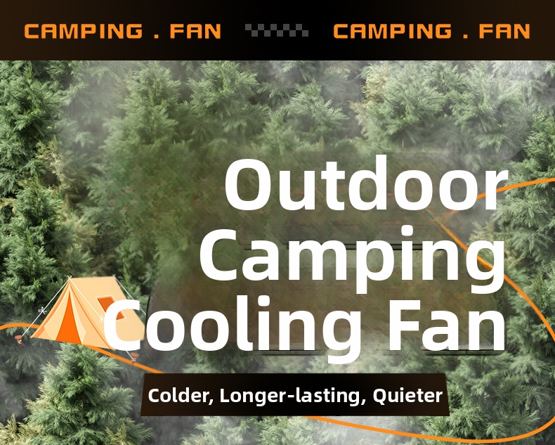 Ventilatore da campeggio portatile con lunga durata per outdoor_voghion.com