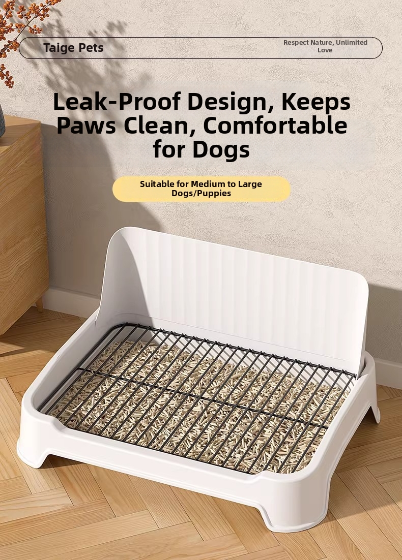 Toilettes pour chiens en acier inoxydable pour chiots mâles_voghion.com