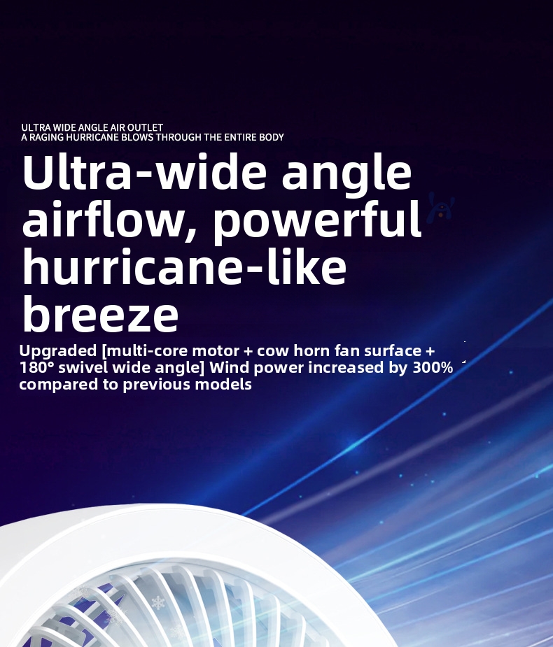 Silent Air Circulator Fan For Office And Home Desktop Cooling_voghion.com