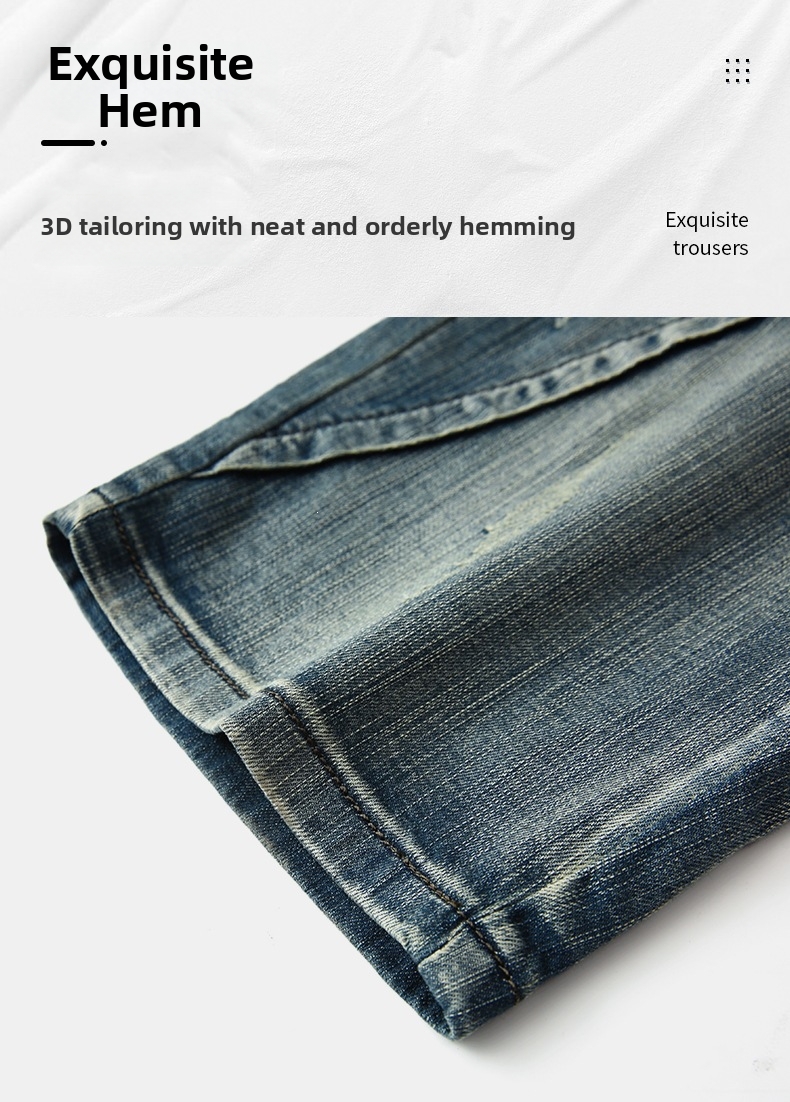 Herren Vintage Patchwork Jeansshorts Im Lässigen Cargo Stil_voghion.com